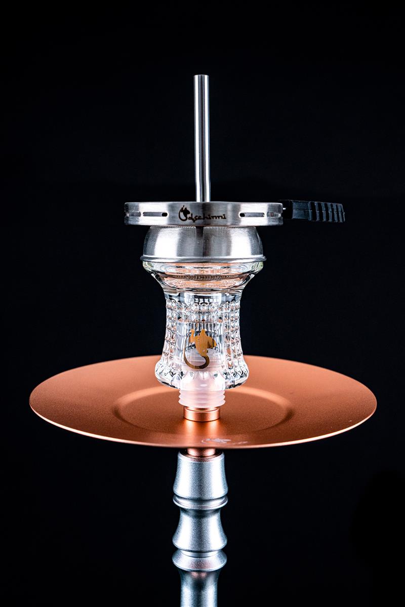 Dschinni - Drip Doll Silver Rosegold Shisha Set