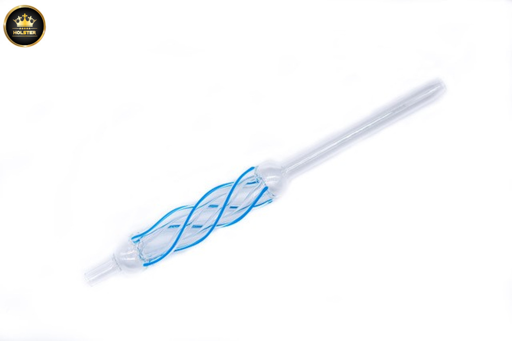 Kaya Shisha - Curly Glasmundstück Blau