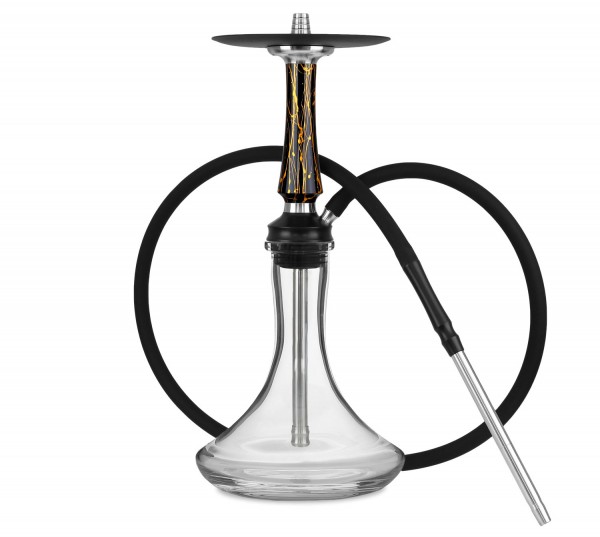 VooDoo Hookah - Poison Gray Custom Gold