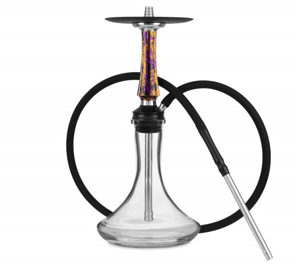 VooDoo Hookah - Poison Gold Custom Violet
