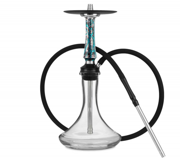 VooDoo Hookah - Poison Gray Blue Custom