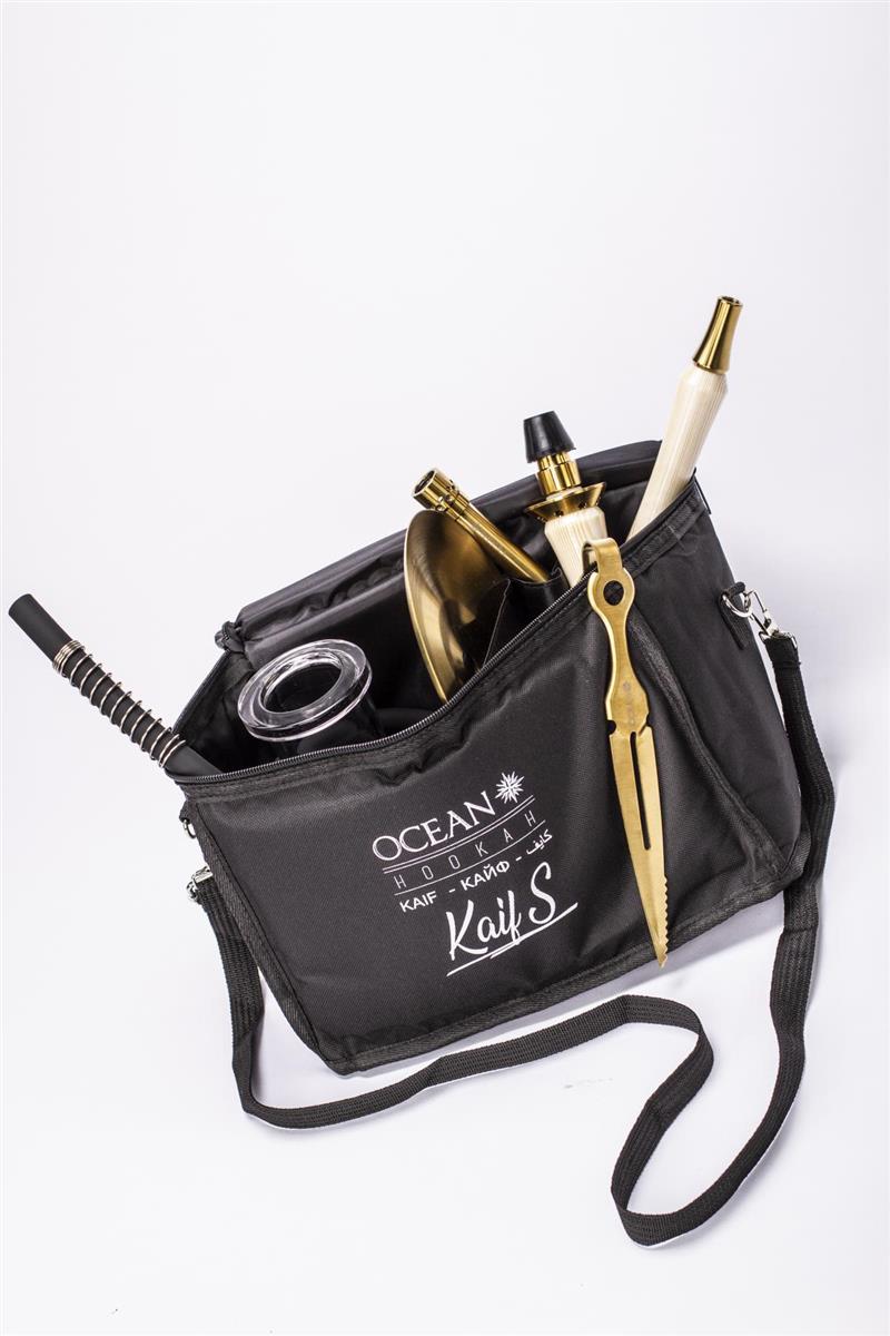 Ocean Hookah Kaif S "SMALL" Gold White Wood