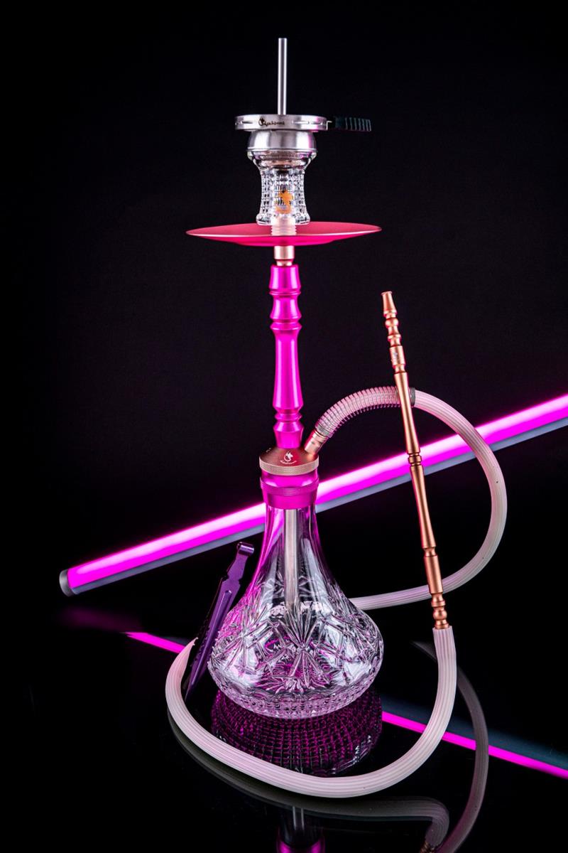 Dschinni - Drip Doll Pink Rosegold Crystal Shisha Set