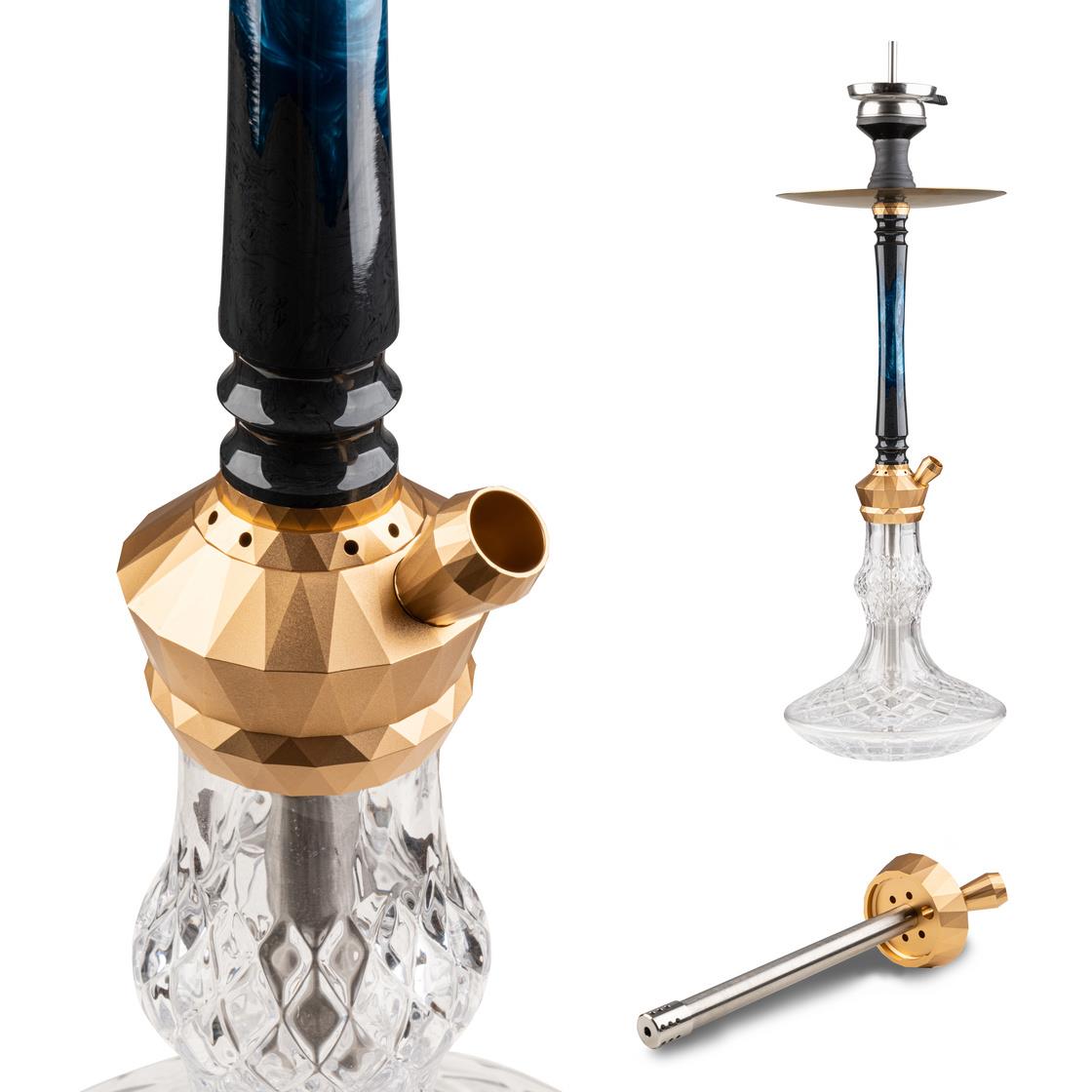 Smokah - Diamond Set Shisha Schwarz Blau