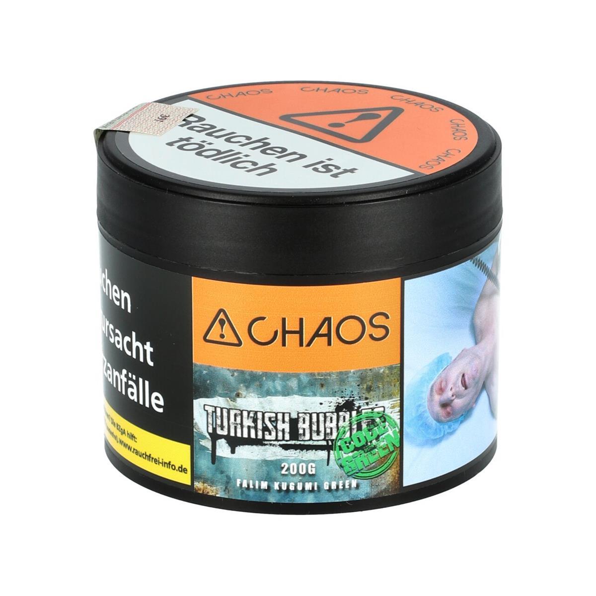 Chaos Tobacco - Turkisch Bubbles Code Green - 200g