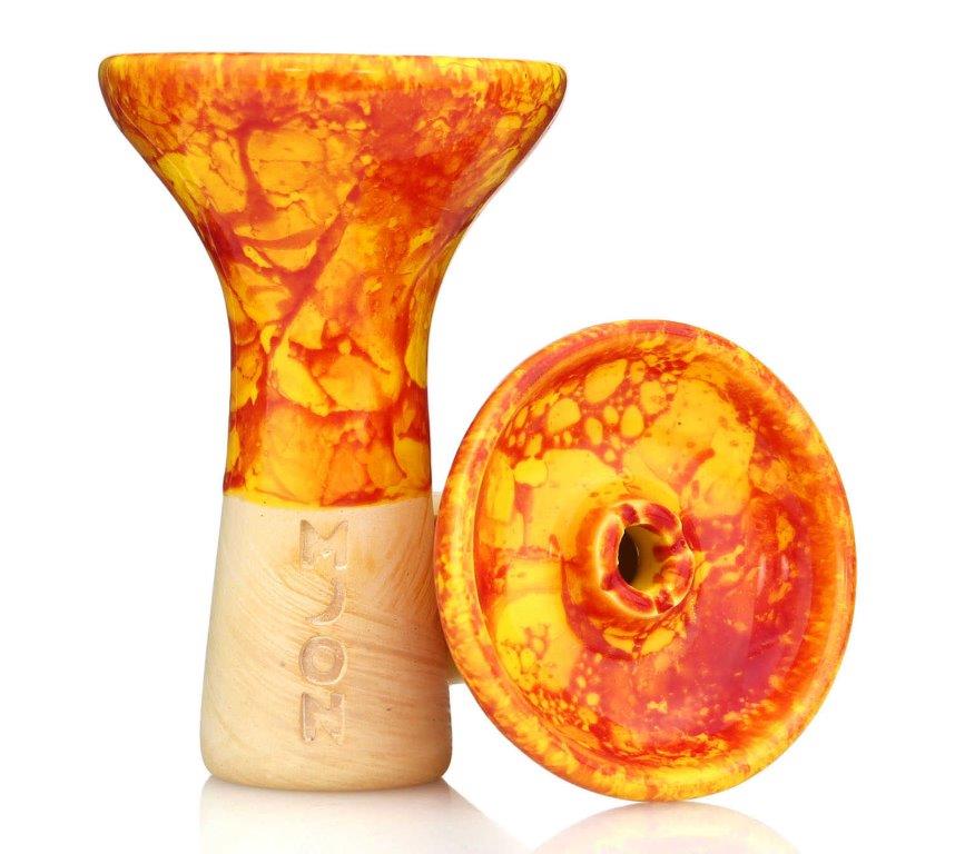 Moon Phunnel - Marble Orange Red