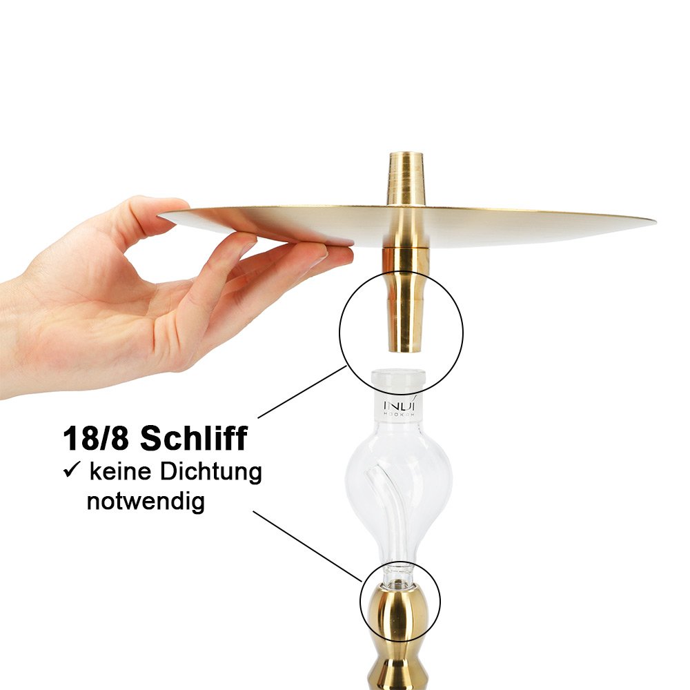 INVI - Tesseract Edelstahl Gold Blau