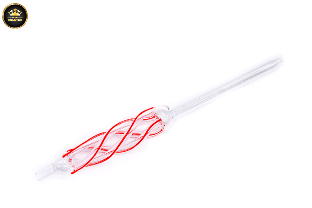 Kaya Shisha - Curly Glasmundstück Rot