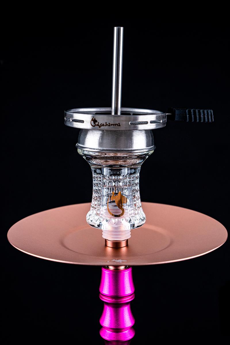 Dschinni - Drip Doll Pink Rosegold Crystal Shisha Set