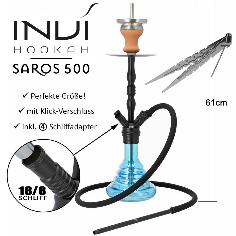 INVI - Saros 500 Schwarz Blue Shiny