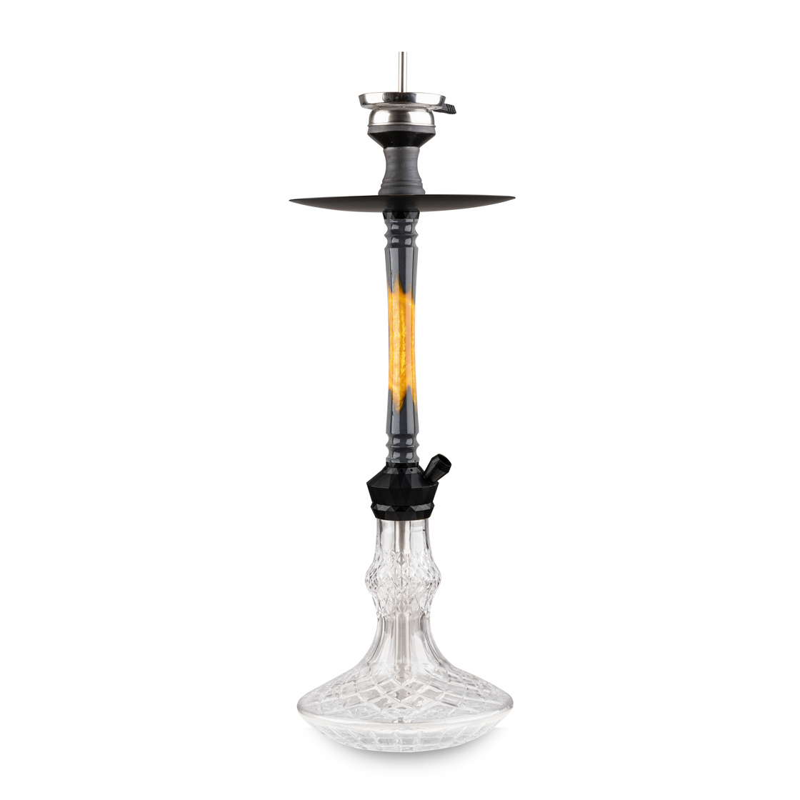 Smokah - Diamond Set Shisha Schwarz Gelb