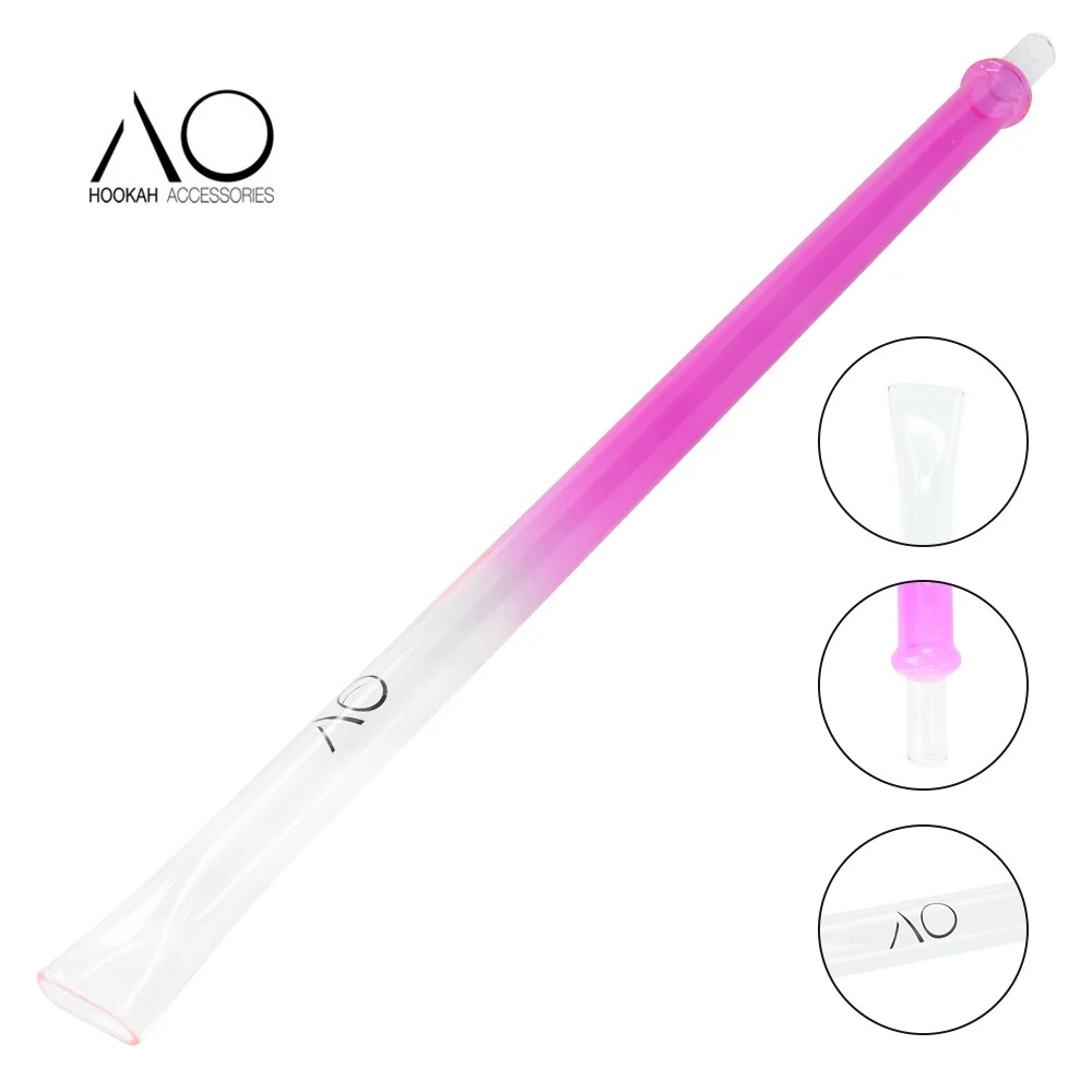 AO Glasmundstück - Flat XL Pink