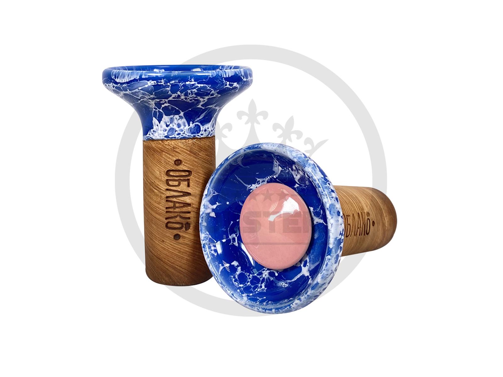 Oblako Flow - Marble Blue - on Pink