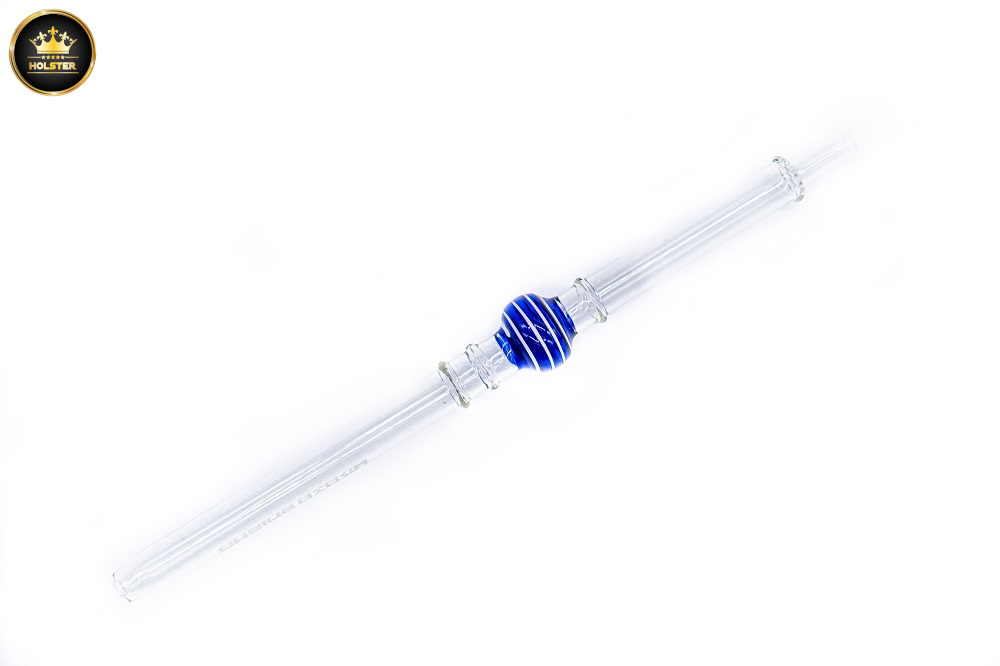 Kaya Shisha - Lolly Stick Glasmundstück Weiß, Blau