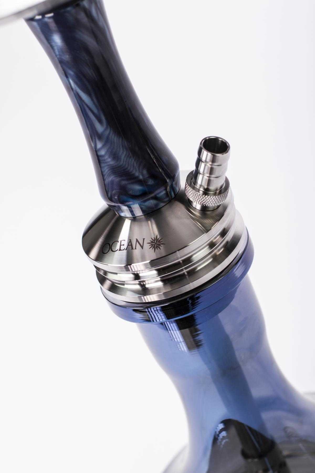 Ocean Hookah Kaif S "SMALL" Steel Topas/ Blue Chrome
