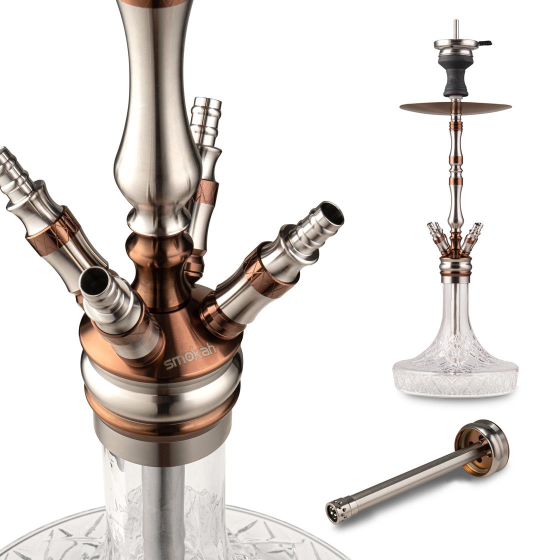 Smokah - Royal Edelstahl Shisha Bronze