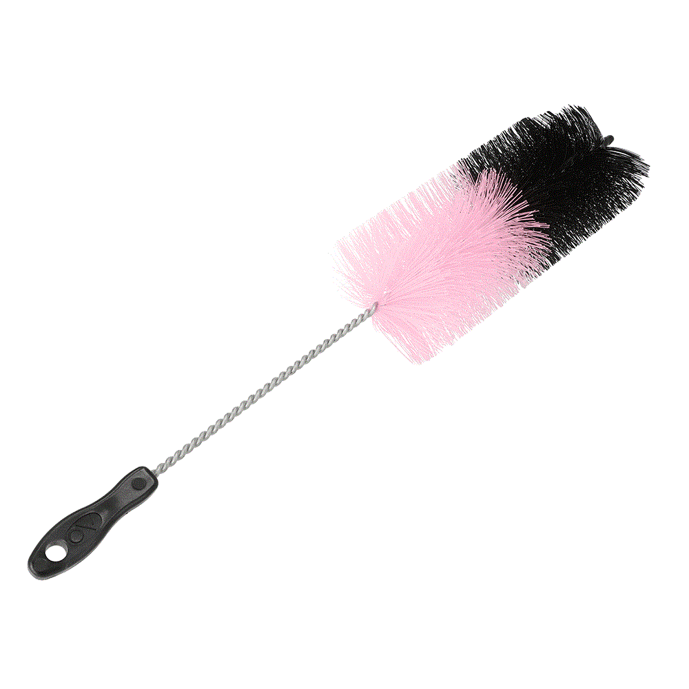 AO - Bowlbürste Schwarz Rosa