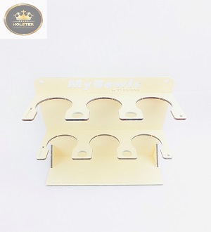 Displayhalterung - 6Köpfe - Beige