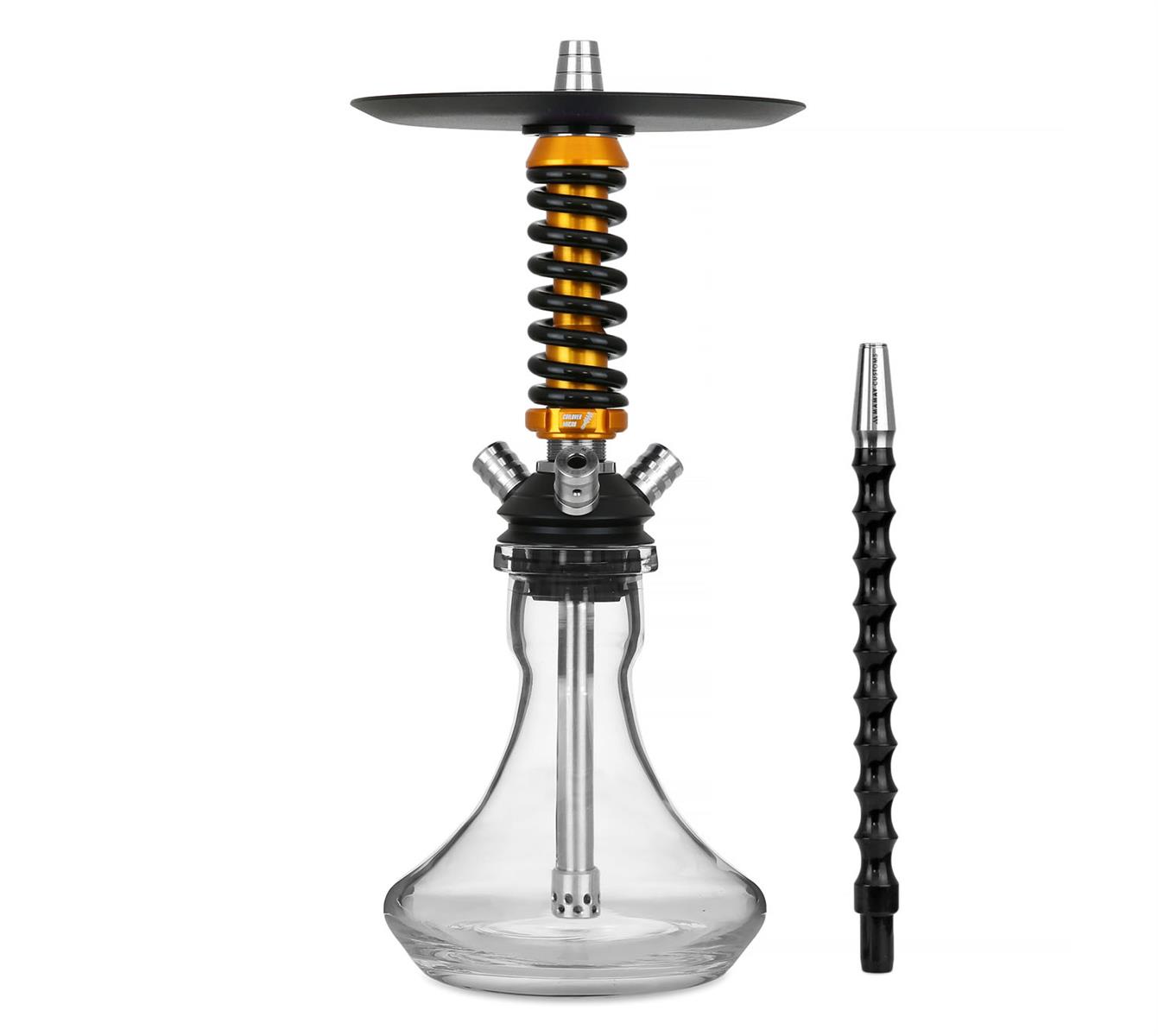 Mamay Customs Coilover Micro - Black Gold Shisha