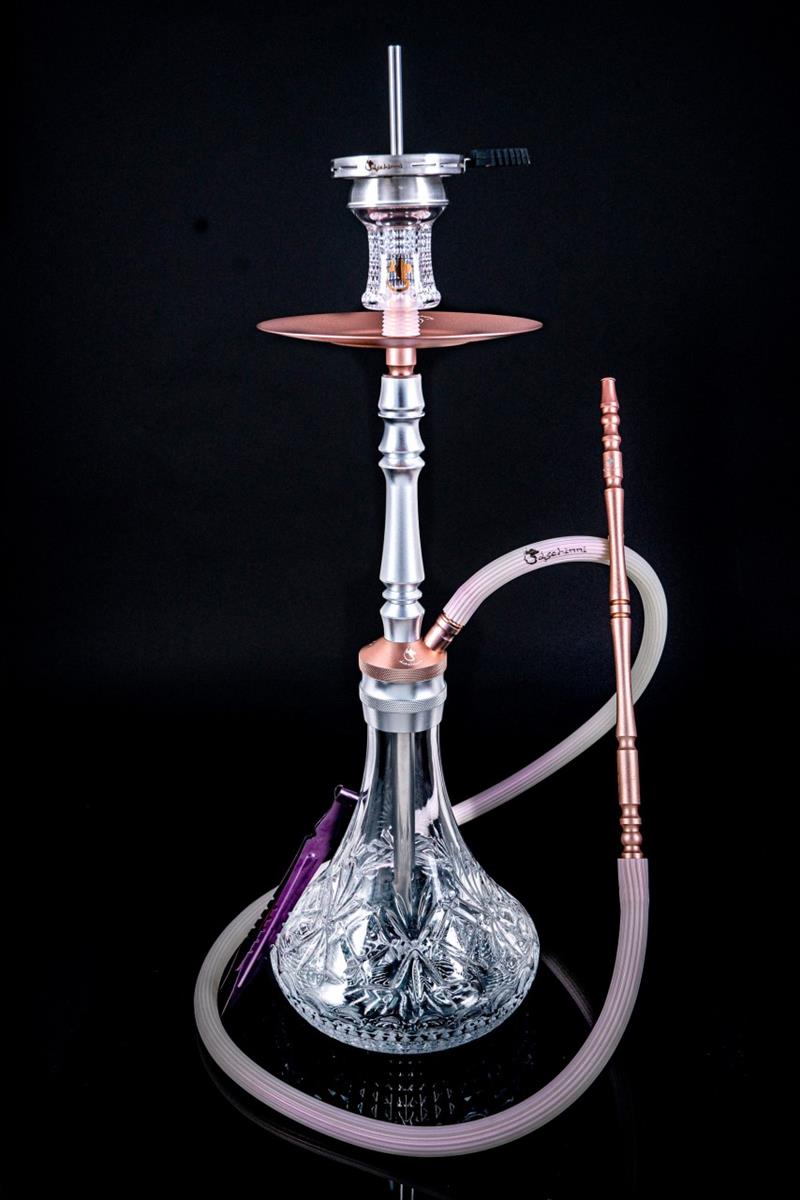 Dschinni - Drip Doll Rosegold Crystal Shisha Set