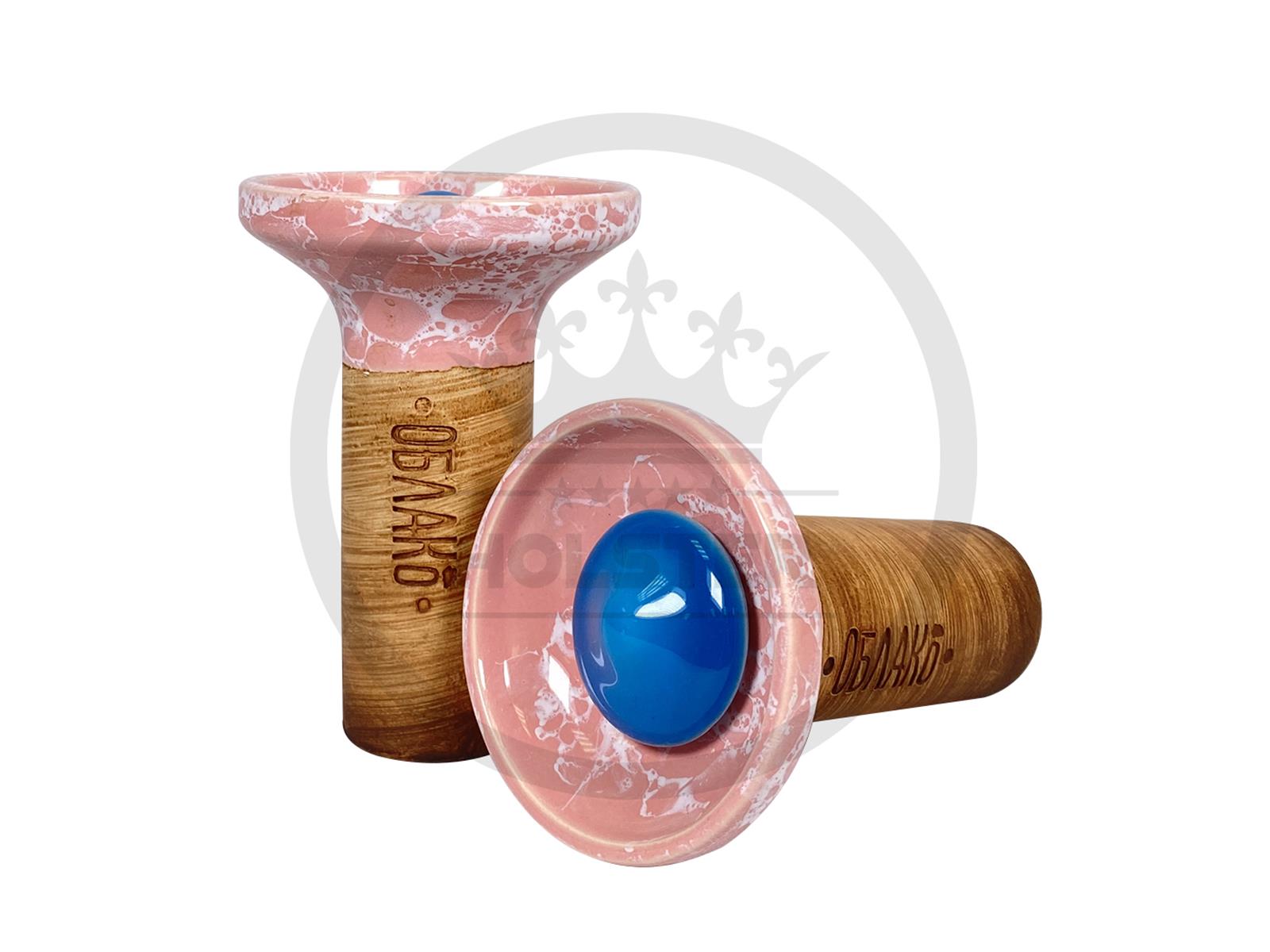 Oblako Flow - Marble Pink - on Blue