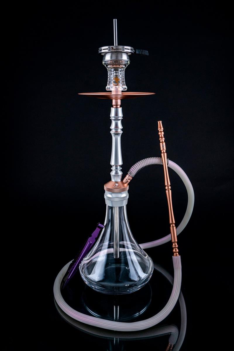 Dschinni - Drip Doll Silver Rosegold Shisha Set