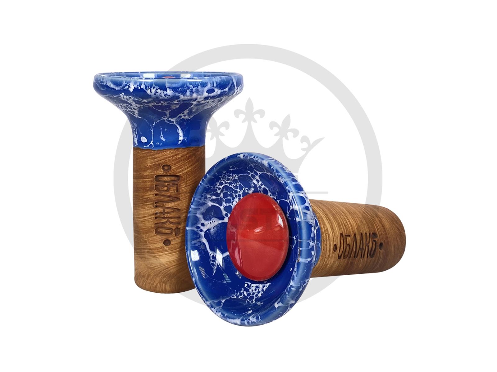 Oblako Flow - Marble Blue - on Red