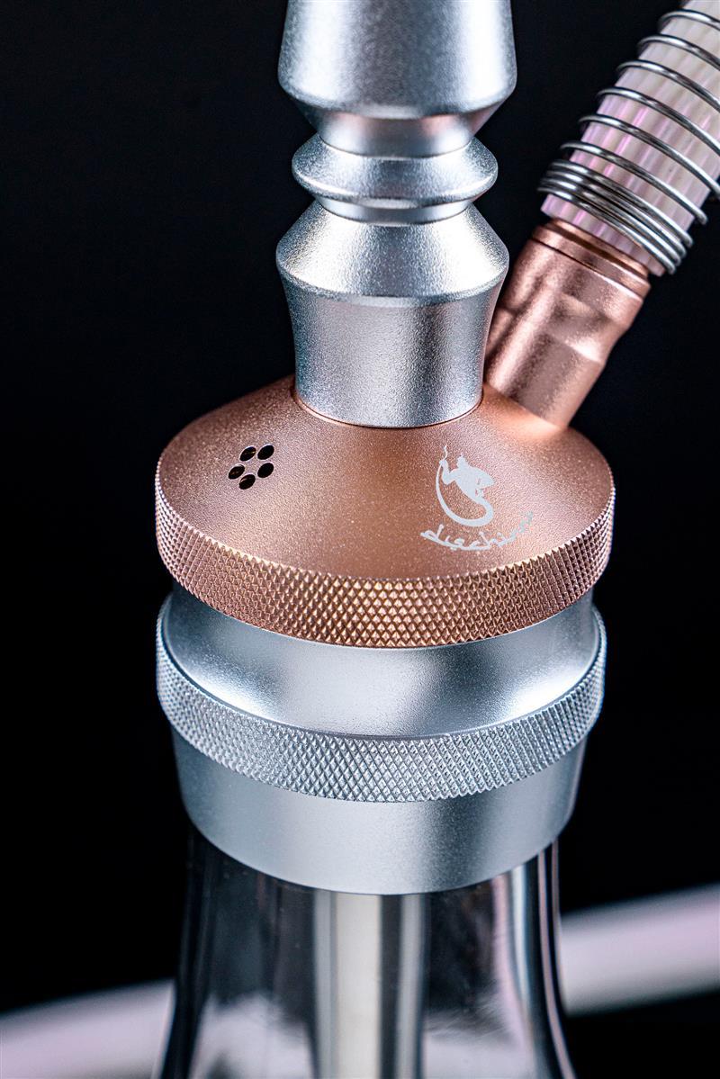 Dschinni - Drip Doll Silver Rosegold Shisha Set
